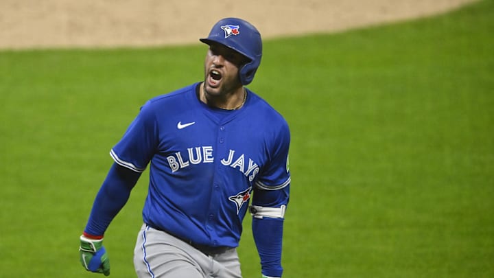 Toronto Blue Jays designated hitter George Springer is a great prop target on Sunday.