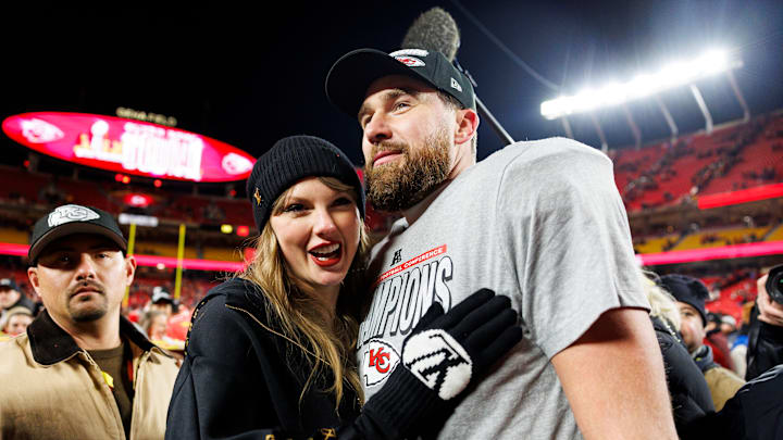 Taylor Swift and Travis Kelce