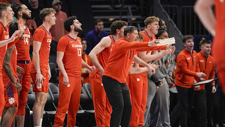 Head coach Brad Brownell led the Clemson Tigers to an 83-44 win over Presbyterian at Littlejohn Coliseum. 