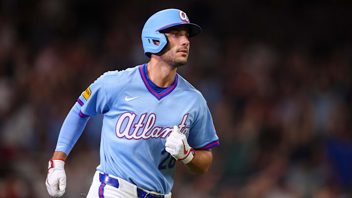 Atlanta Braves first baseman Matt Olson is a great home run prop on April 12.