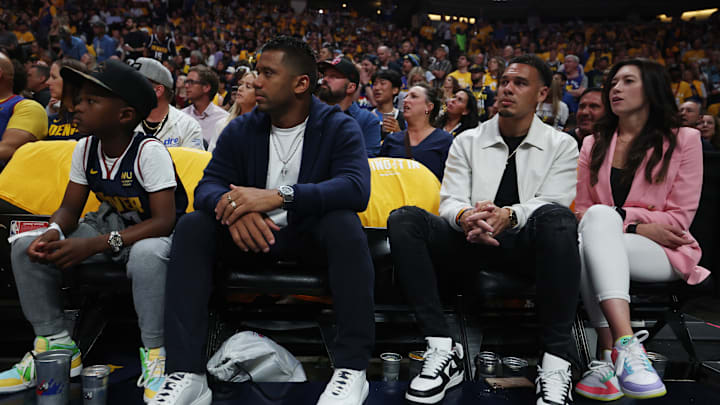 Russ and Justin at the NBA Finals