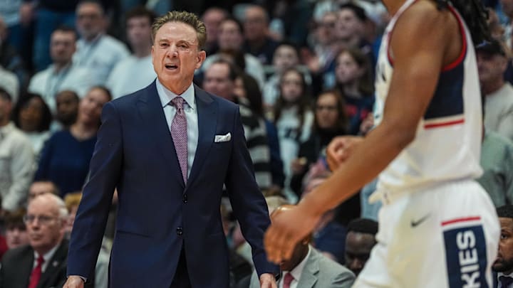 Feb 25, 2026; Hartford, Connecticut, USA; St. John's basketball head coach Rick Pitino watches from the sideline as they take on the UConn basketball team at PeoplesBank Arena. Feb 25, 2026; Hartford, Connecticut, USA; St. John's basketball head coach Rick Pitino watches from the sideline as they take on the UConn basketball team at PeoplesBank Arena.