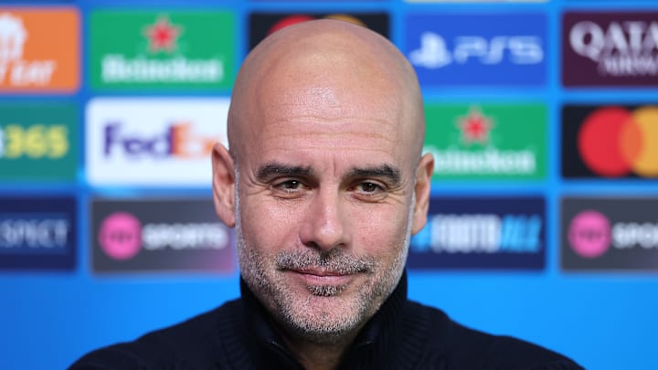 Manchester City Training Session And Press Conference - UEFA Champions League 2024/25 League Phase