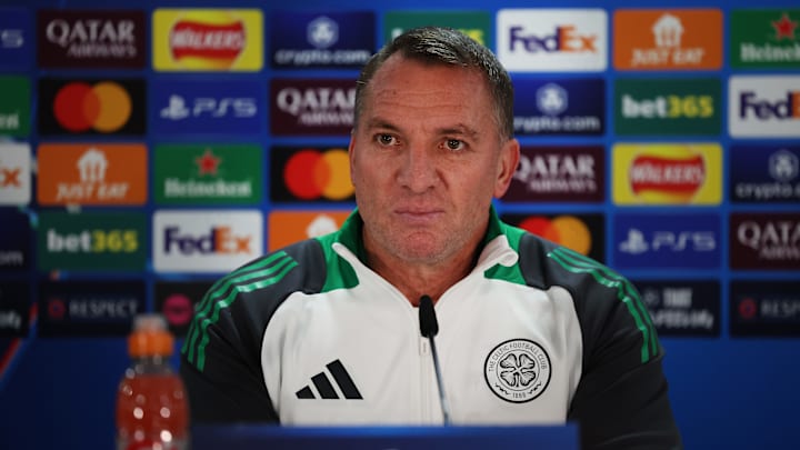 Celtic FC Training And Press Conference - UEFA Champions League 2024/25 League Knockout Play-off