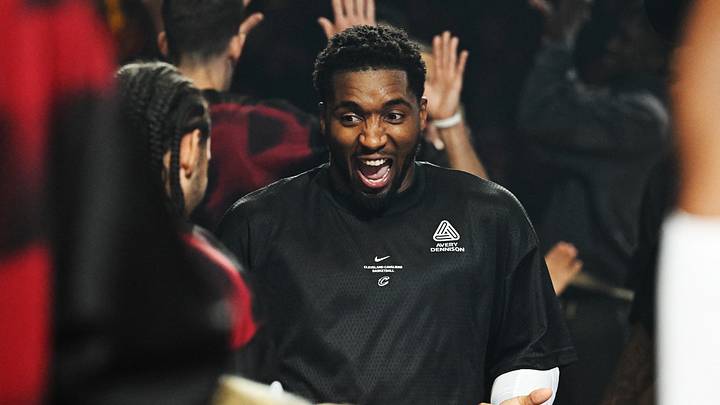 Oct 11, 2026; Cleveland, Ohio, USA; Cleveland Cavaliers guard Donovan Mitchell (45) is introduced before the game between the Cleveland Cavaliers and the Orlando Magic at Rocket Arena. Mandatory Credit: Ken Blaze-Imagn Images Oct 11, 2026; Cleveland, Ohio, USA; Cleveland Cavaliers guard Donovan Mitchell (45) is introduced before the game between the Cleveland Cavaliers and the Orlando Magic at Rocket Arena. Mandatory Credit: Ken Blaze-Imagn Images