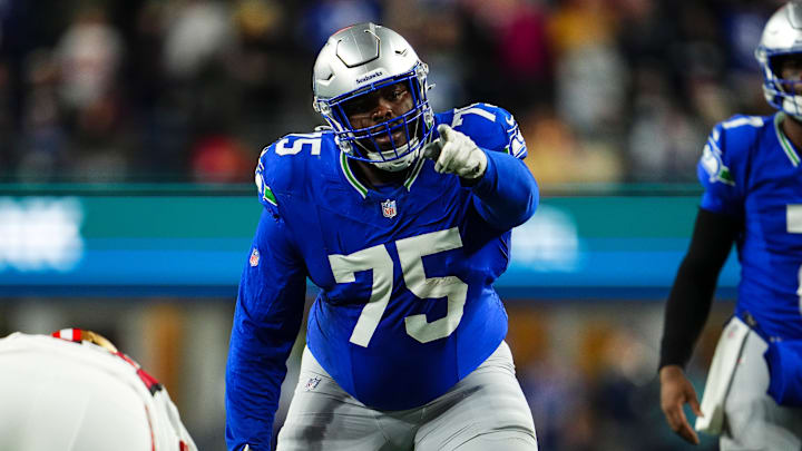 Anthony Bradford of the Seattle Seahawks