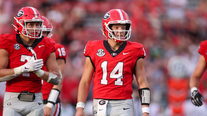 Georgia QB Gunner Stockton will be one of the most critical players to watch in Week 3 action. Georgia QB Gunner Stockton will be one of the most critical players to watch in Week 3 action.