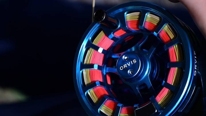 The Orvis Hydros reel. The Orvis Hydros reel.