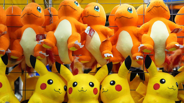 Carnival prizes at the Tennessee Valley Fair on Sunday, Sept. 15, 2024, in Knoxville, Tenn.