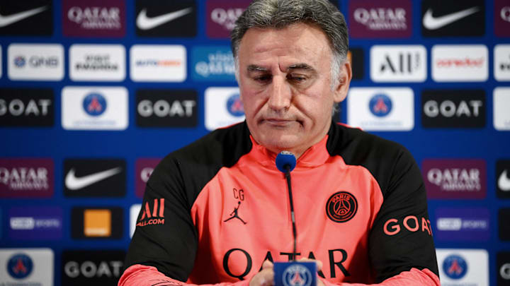 Christophe Galtier, PSG | FBL-FRA-LIGUE1-PSG-PRESSER