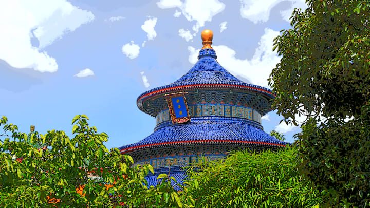 The beauty of China is on display at the Epcot pavilion. Photo by Brian Miller