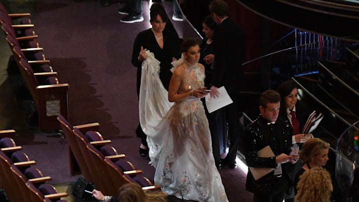 Feb 26, 2017; Hollywood, CA, USA; Hailee Steinfeld arrives in the theatre for the 89th Academy Awards at Dolby Theatre