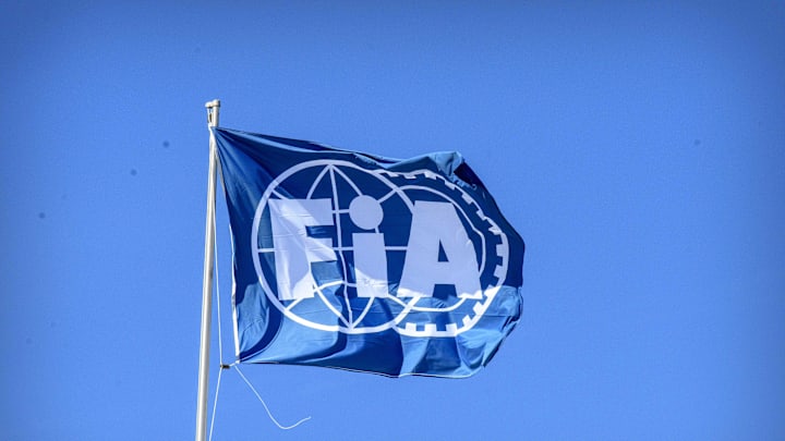 Nov 3, 2019; Austin, TX, USA; A view of the FIA Formula One flag before the United States Grand Prix at Circuit of the Americas. Mandatory Credit: Jerome Miron-Imagn Images Nov 3, 2019; Austin, TX, USA; A view of the FIA Formula One flag before the United States Grand Prix at Circuit of the Americas. Mandatory Credit: Jerome Miron-Imagn Images