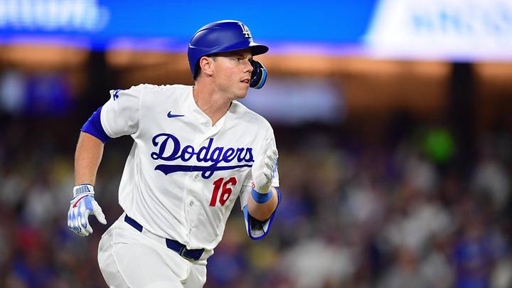 May 26, 2026; Los Angeles, California, USA; Los Angeles Dodgers catcher Will Smith (16) runs after hitting a two run home run against the Colorado Rockies during the sixth inning at Dodger Stadium. Mandatory Credit: Gary A. Vasquez-Imagn Images