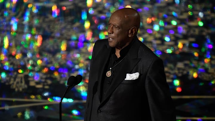 Feb 28, 2016; Hollywood, CA, USA; Louis Gossett, Jr. speaks on stage during the 88th annual Academy