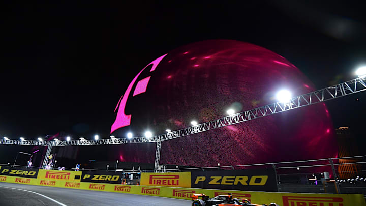 Nov 16, 2023; Las Vegas, Nevada, USA; McLaren F1 Team driver Oscar Piastri of Australia (81) during