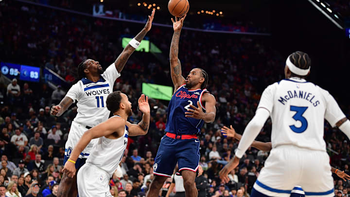 Kawhi Leonard could not be stopped against the Timberwolves on Wednesday night. 