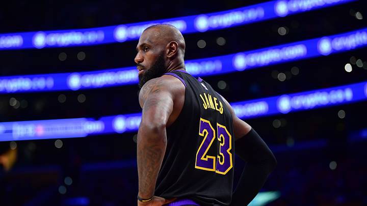 May 11, 2026; Los Angeles, California, USA; Los Angeles Lakers forward LeBron James (23) during the second half in game four of the second round of the 2026 NBA Playoffs at Crypto.com Arena. Mandatory Credit: Gary A. Vasquez-Imagn Images May 11, 2026; Los Angeles, California, USA; Los Angeles Lakers forward LeBron James (23) during the second half in game four of the second round of the 2026 NBA Playoffs at Crypto.com Arena. Mandatory Credit: Gary A. Vasquez-Imagn Images