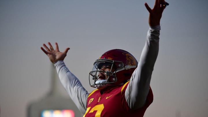 USC quarterback Caleb Williams is set to hear his name called at the 2024 NFL Draft. USC quarterback Caleb Williams is set to hear his name called at the 2024 NFL Draft.