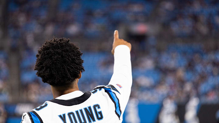 Carolina Panthers QB Bryce Young 