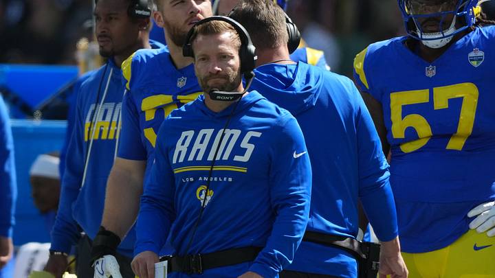Los Angeles Rams head coach Sean McVay. Los Angeles Rams head coach Sean McVay.