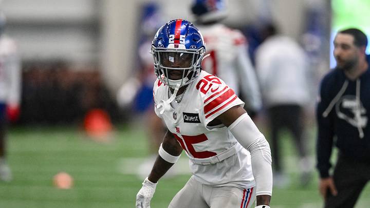 New York Giants running back Dante Miller New York Giants running back Dante Miller