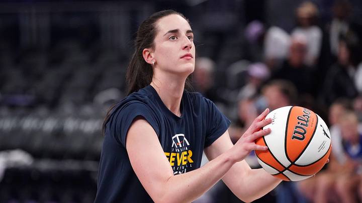 May 28, 2026; San Francisco, California, USA; Indiana Fever guard Caitlin Clark (22) warms up before the game against the Golden State Valkyries at Chase Center. Mandatory Credit: David Gonzales-Imagn Images May 28, 2026; San Francisco, California, USA; Indiana Fever guard Caitlin Clark (22) warms up before the game against the Golden State Valkyries at Chase Center. Mandatory Credit: David Gonzales-Imagn Images