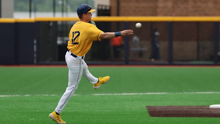 West Virginia University shortstop Brodie Kresser