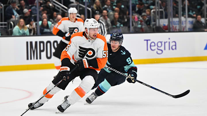 The Flyers bring an eight-game point streak into Climate Pledge Arena on Friday night. 