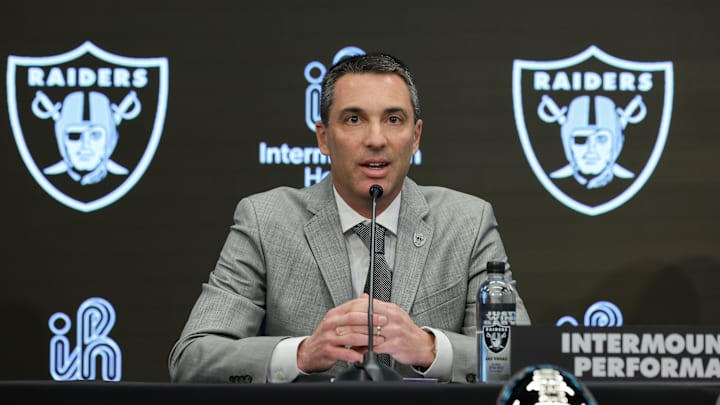 Las Vegas Raiders Introduce Antonio Pierce As Head Coach, Tom Telesco As General Manager