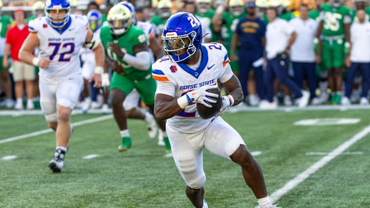 Dylan Riley and Boise State are favored against UNLV on Friday.