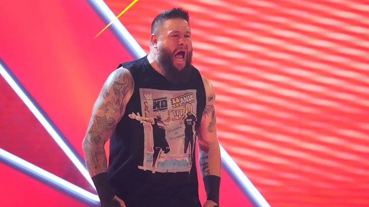 Kevin Owens enters the arena during WrestleMania at AT&T Stadium. Mandatory Credit: Joe Camporeale-USA TODAY Sports Kevin Owens enters the arena during WrestleMania at AT&T Stadium. Mandatory Credit: Joe Camporeale-USA TODAY Sports