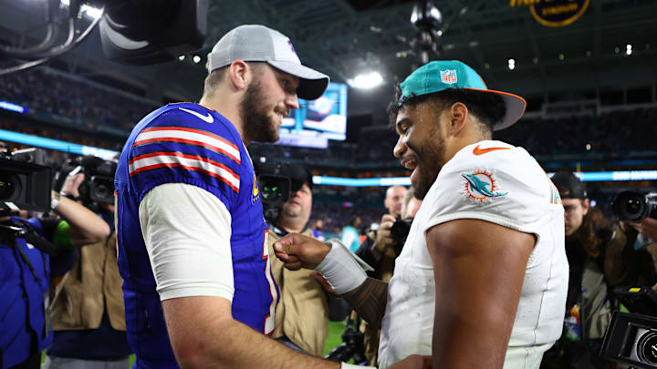 Josh Allen and Tua Tagovaiola match up on Thursday Night Football September 12, 2024.