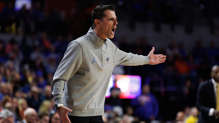 Florida Gators head coach Todd Golden leads his team against the Texas Longhorns on Saturday afternoon.