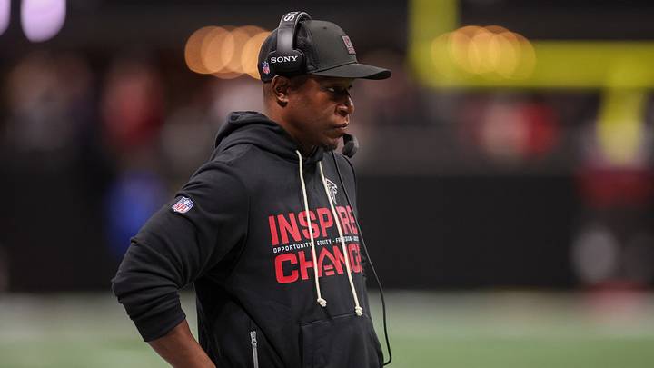 Jan 4, 2026; Atlanta, Georgia, USA; Atlanta Falcons head coach Raheem Morris on the sideline against the New Orleans Saints in the second quarter at Mercedes-Benz Stadium. Mandatory Credit: Brett Davis-Imagn Images Jan 4, 2026; Atlanta, Georgia, USA; Atlanta Falcons head coach Raheem Morris on the sideline against the New Orleans Saints in the second quarter at Mercedes-Benz Stadium. Mandatory Credit: Brett Davis-Imagn Images