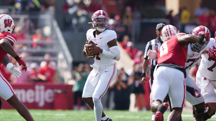 Alabama QB Jalen Milroe