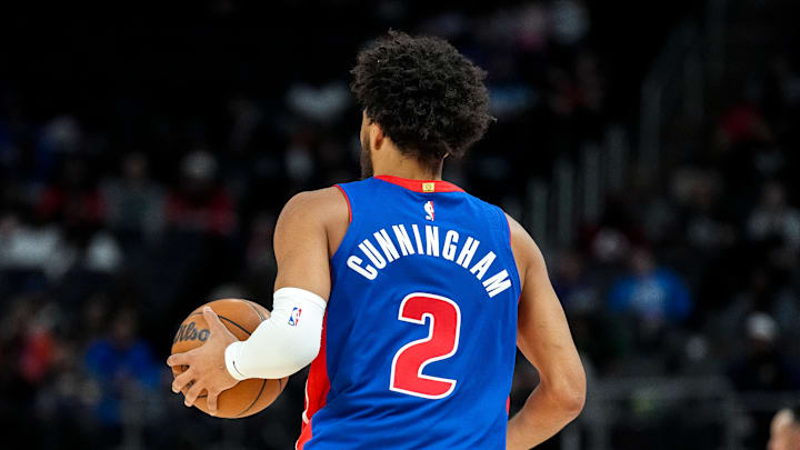 Pistons' Cade Cunningham (pictured) versus Charlotte Hornets
