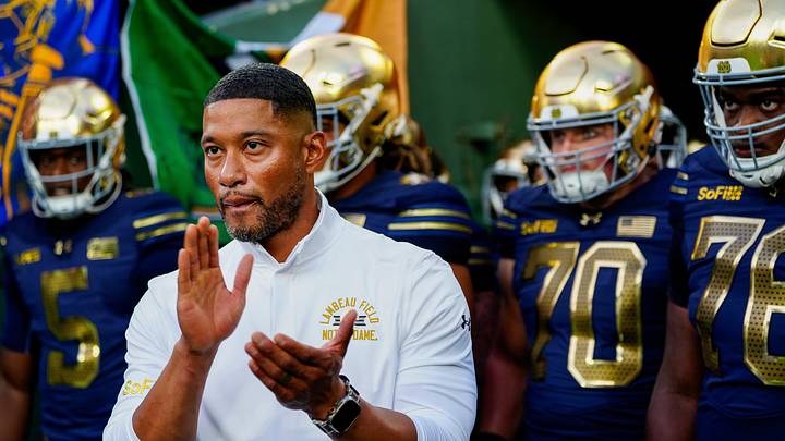 Notre Dame head coach Marcus Freeman believes there's something about this Irish football team that won't fall into the trap of a Week Two letdown. Notre Dame head coach Marcus Freeman believes there's something about this Irish football team that won't fall into the trap of a Week Two letdown.