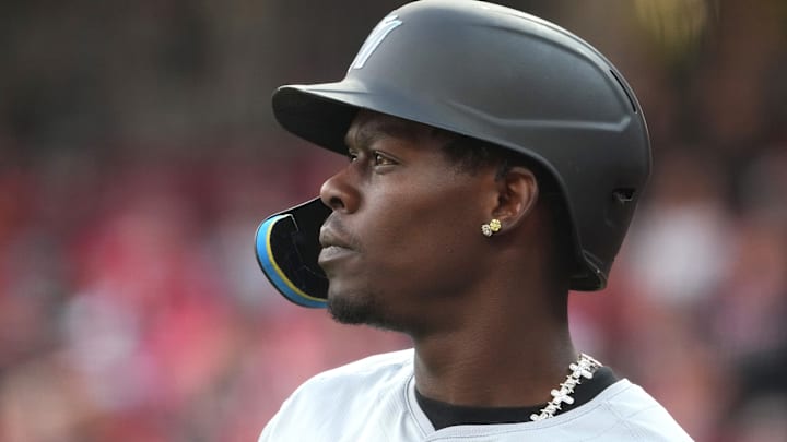 Miami Marlins outfielder Jazz Chisholm Jr.