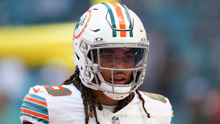 Former Miami Dolphins wide receiver Chase Claypool. Former Miami Dolphins wide receiver Chase Claypool.
