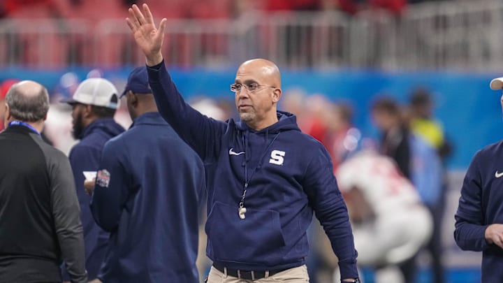 Penn State Nittany Lions head coach James Franklin 