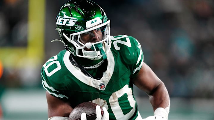 New York Jets running back Breece Hall New York Jets running back Breece Hall