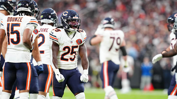 Kyle Monangai's rise as a threat in the Bears running attack shows the line is getting it done now, and that bodes well for the future.