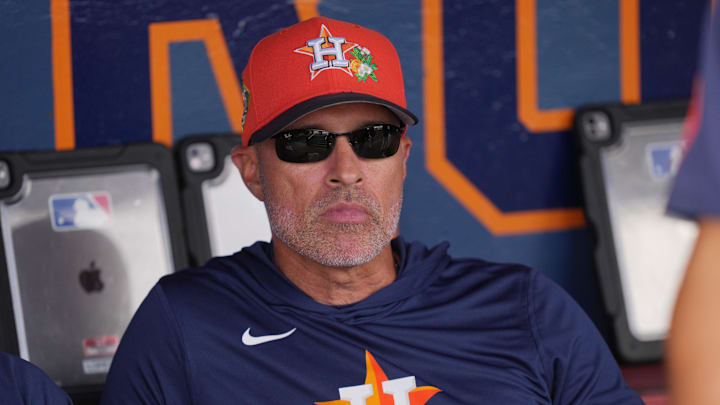 Houston Astros manager Joe Espada 