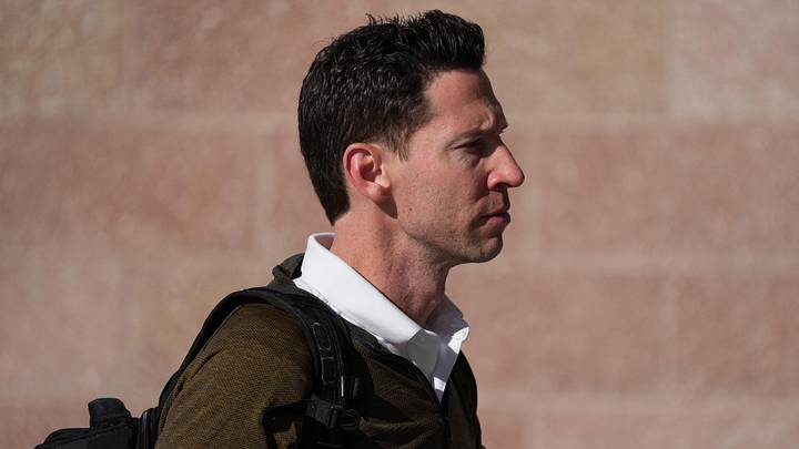 Mar 12, 2022; Mesa, AZ, USA; Chicago Cubs assistant general manager Craig Breslow arrives during a spring training workout at Sloan Park. Mandatory Credit: Joe Camporeale-Imagn Images Mar 12, 2022; Mesa, AZ, USA; Chicago Cubs assistant general manager Craig Breslow arrives during a spring training workout at Sloan Park. Mandatory Credit: Joe Camporeale-Imagn Images