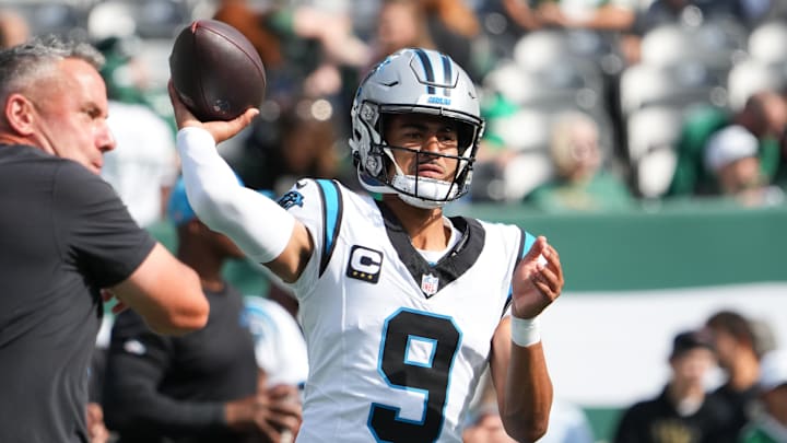 Carolina Panthers quarterback Bryce Young.