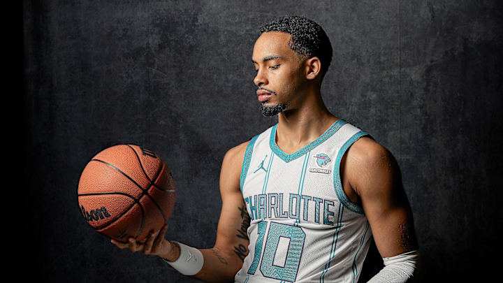 Amari Bailey played 10 NBA games and is now trying to return to college basketball. 