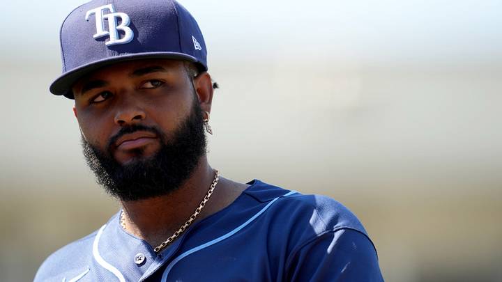 Aug 12, 2026: Tampa Bay Rays third baseman Junior Caminero (13) walks towards the dugout against the Athletics before the start of the ninth inning at Sutter Health Park. Credit: Cary Edmondson-Imagn Images Aug 12, 2026: Tampa Bay Rays third baseman Junior Caminero (13) walks towards the dugout against the Athletics before the start of the ninth inning at Sutter Health Park. Credit: Cary Edmondson-Imagn Images