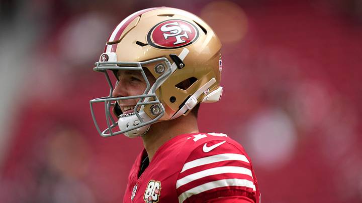 Sep 20, 2026; Santa Clara, California, USA; San Francisco 49ers quarterback Brock Purdy (13) looks on prior to the game against the Miami Dolphins at Levi's Stadium. Mandatory Credit: Cary Edmondson-Imagn Images Sep 20, 2026; Santa Clara, California, USA; San Francisco 49ers quarterback Brock Purdy (13) looks on prior to the game against the Miami Dolphins at Levi's Stadium. Mandatory Credit: Cary Edmondson-Imagn Images