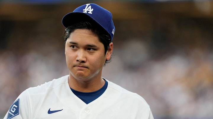 Jul 3, 2026; Los Angeles, California, USA; Los Angeles Dodgers starting pitcher Shohei Ohtani (17) walks back to the dugout following the second inning against the San Diego Padres at Dodger Stadium. Mandatory Credit: Jon Endow-Imagn Images Jul 3, 2026; Los Angeles, California, USA; Los Angeles Dodgers starting pitcher Shohei Ohtani (17) walks back to the dugout following the second inning against the San Diego Padres at Dodger Stadium. Mandatory Credit: Jon Endow-Imagn Images